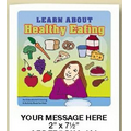 Learn About Healthy Eating Stock Design 8-Page Coloring Book